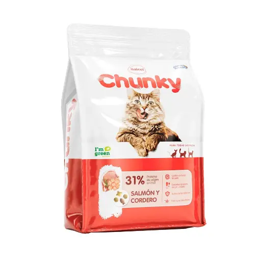 Chunky Gatos Adulto Salmón y Cordero